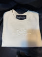 Embroidered Ribbon Bow Crew Sweatshirt