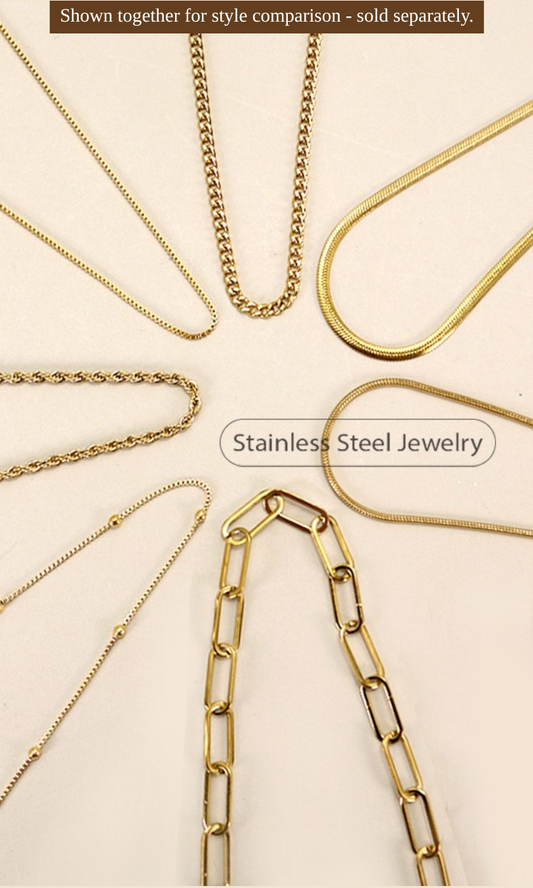 Stainless Steel Waterproof Tarnish Free Necklace